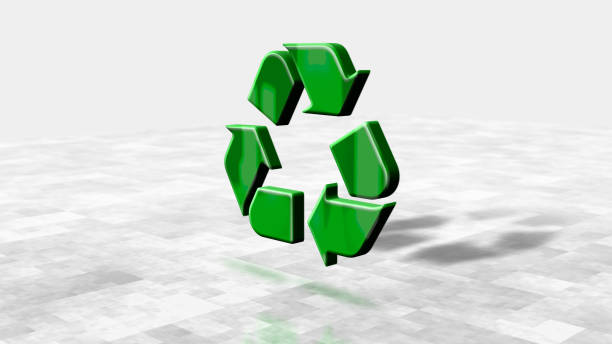 istock Recycling ecology symbol 3d illustration 2197420532