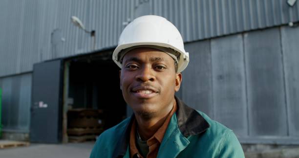 istock A worker near the factory 2197434436