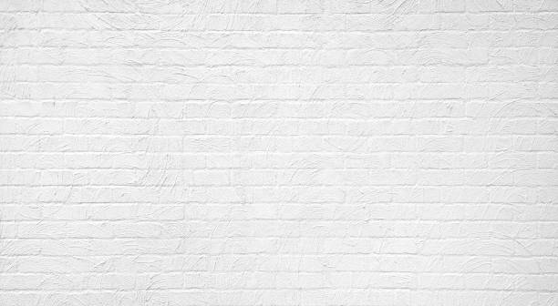 a clean, textured white plaster brick wall provides a neutral and versatile background for various design purposes.
