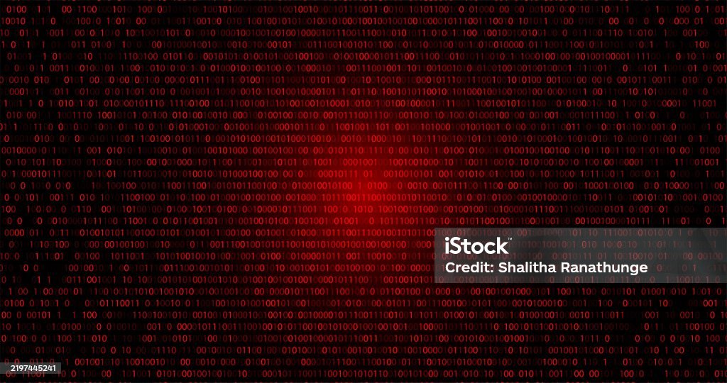 Matrix Falling Binary Matrix Falling Binary Numbers Cyber Template Stock Illustration ...