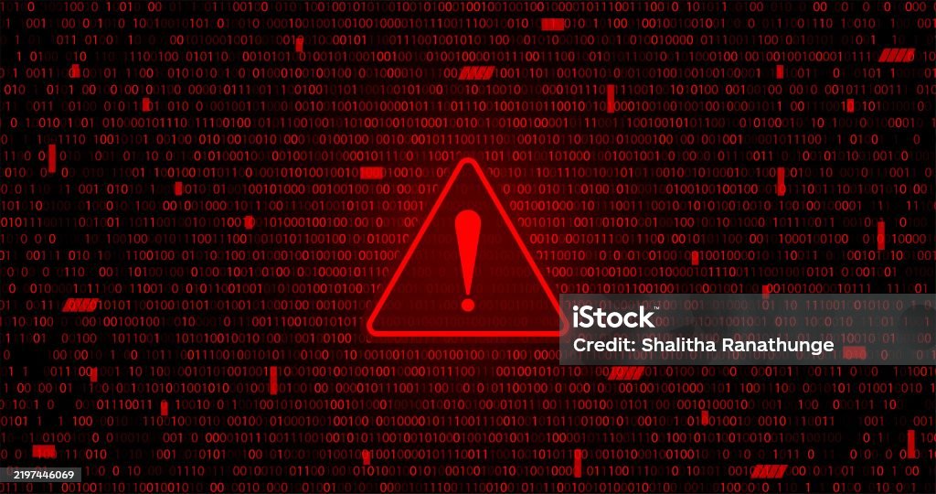 Binary Numbers Falling Matrix Corrupted Data Stock Illustration ...