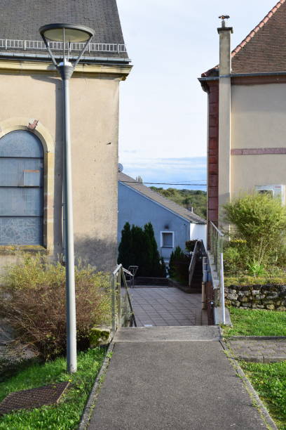 istock narrow way between church and town hall 2197447714