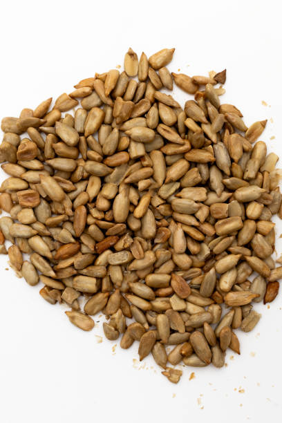 istock Sunflower seeds close-up photo 2197449736