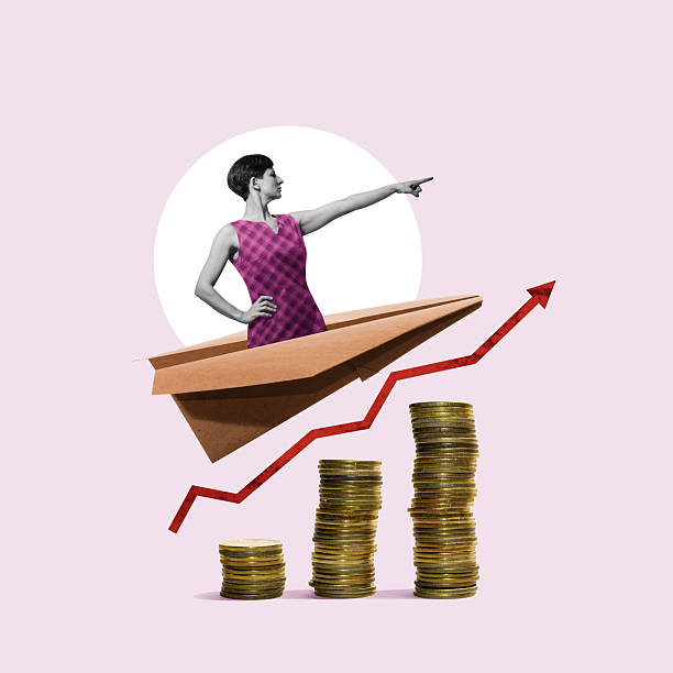 istock Successful career takeoff. Business concept. 2197452145