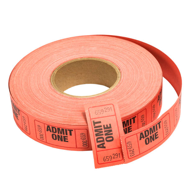 istock Roll of Red Admit One Theatre Tickets Isolated On White 2197456117