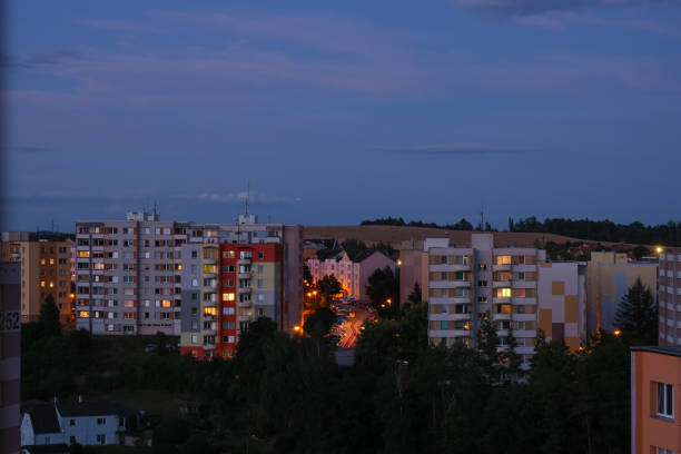 istock Residential Apartment Buildings at Evening 2197462496