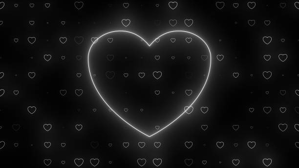 Valentine's Day Abstract Red Background With Heart Photo 4K