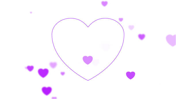 Valentine's Day Abstract Red Background With Heart Photo 4K