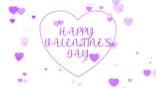 Valentine's Day Abstract Red Background With Heart Photo 4K