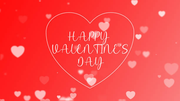 istock Valentine's Day Abstract Red Background With Heart Photo 4K 2197466883