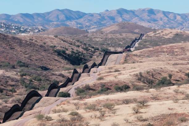 istock Rolling Hills and the US-Mexico Border 2197473496