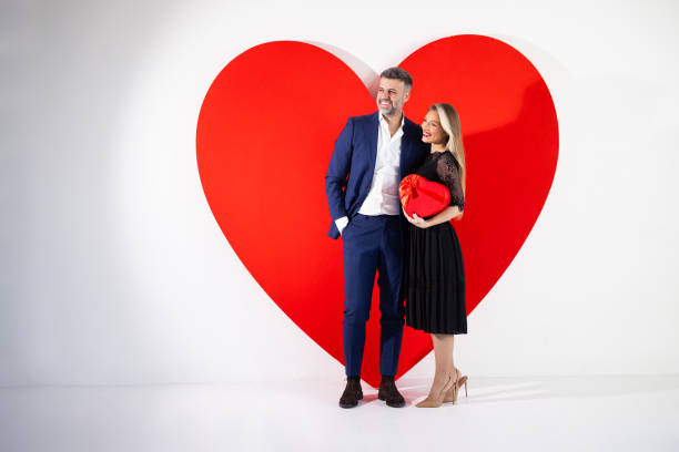 istock Studio portrait of a couple celebrating their relationship 2197478204