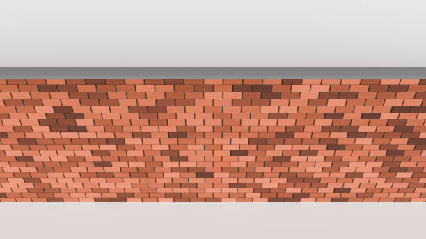 istock A close-up of a brick wall, with the bricks arranged in a symmetrical pattern 2197494083