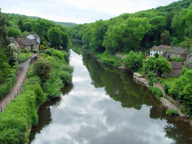 istock River Landscape Scene, United Kingdom 2197501677