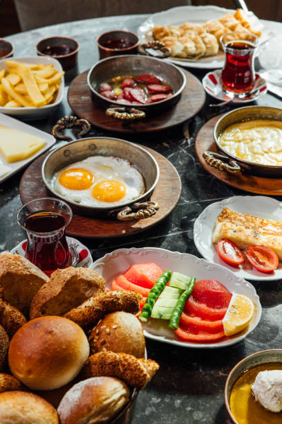 istock A Delicious Mixed Breakfast, Buffet, Turkish Food Culture 2197501831