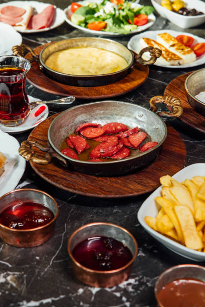 istock A Delicious Mixed Breakfast, Buffet, Turkish Food Culture 2197501870