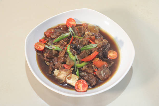 istock A plate of delicious stir-fried beef 2197503807