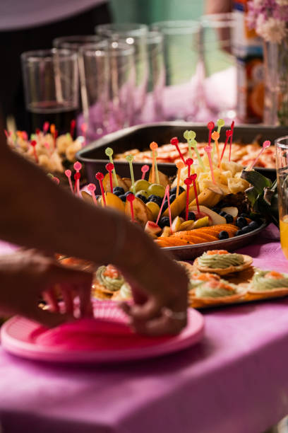 istock Birthday party skewered appetizers on table 2197504443