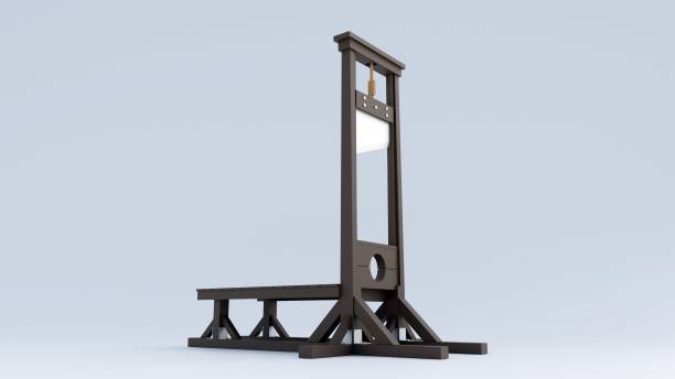 istock 3d rendering of an isolated guillotine 2197504540