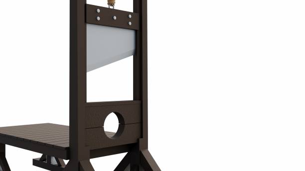 istock 3d rendering of an isolated guillotine 2197504541