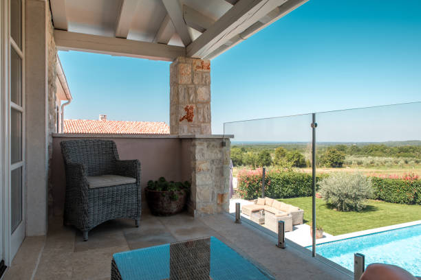 istock Secluded Balcony With Spectacular View 2197518448
