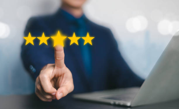 istock Customer service, feedback, satisfaction, quality, reviews, must have quality, star rating, online comments, in business, must have reputation and be happy after receiving the service. 2197525201