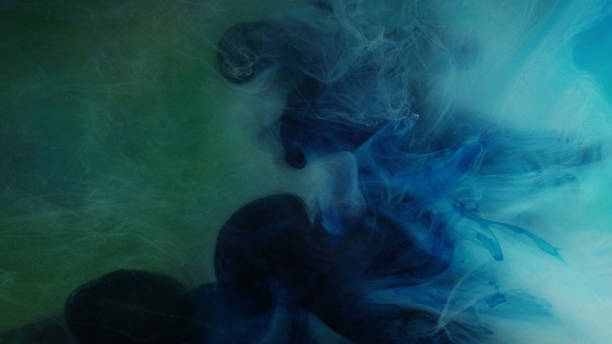 istock Paint water colorful ink splashes cloud haze smoke 2197528262