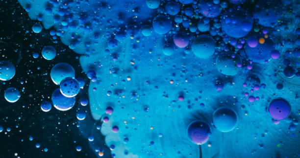 istock Art flow bubble ink mystical pouring emulsion 2197528891