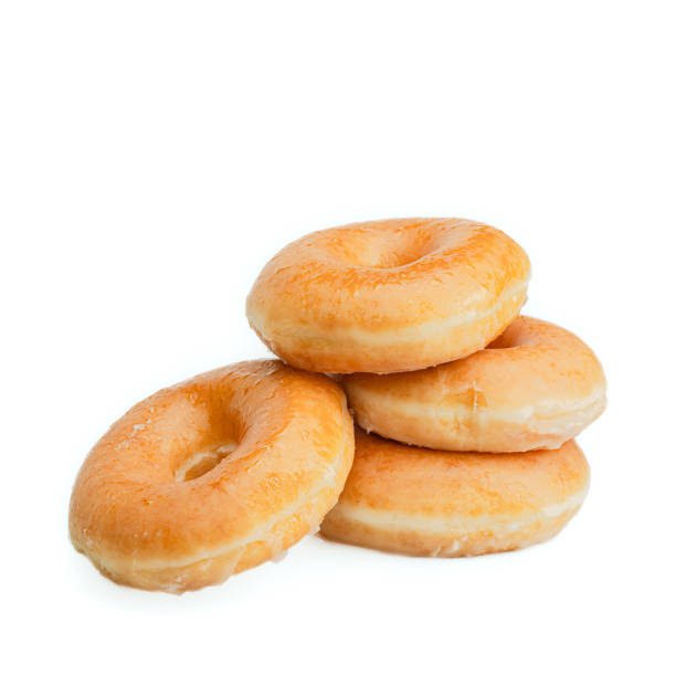 Pile of Irresistible Glazed Donuts