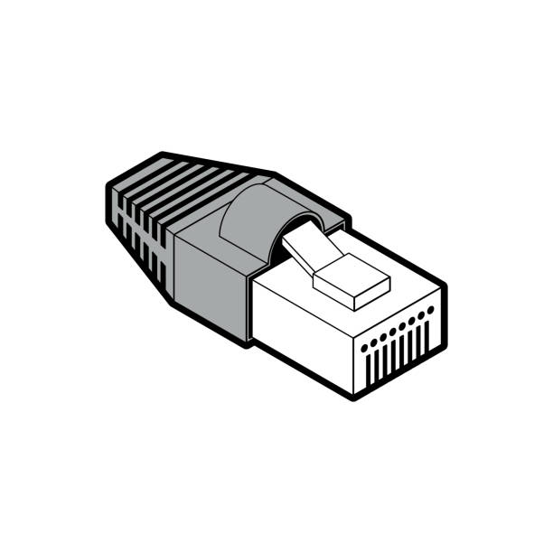 Cable Rj45 Graphic 450+ Rj45 Plugs Ilustrasi, Grafik Vektor, & Clip Art Bebas Royalti ...