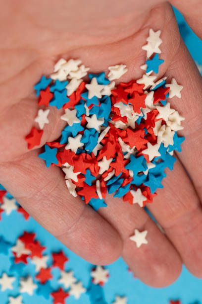 istock sugar baking decorations in the shape of multicolored stars 2197533512