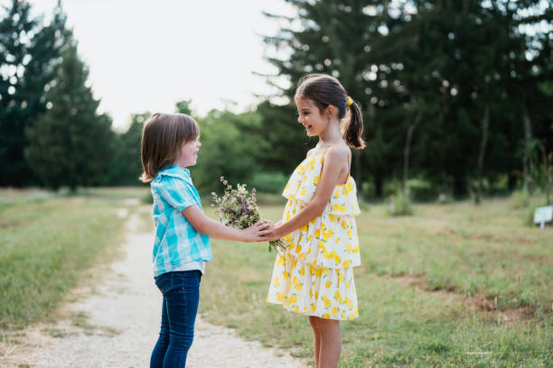 istock Sharing a Beautiful Bouquet in Nature's Light 2197534306