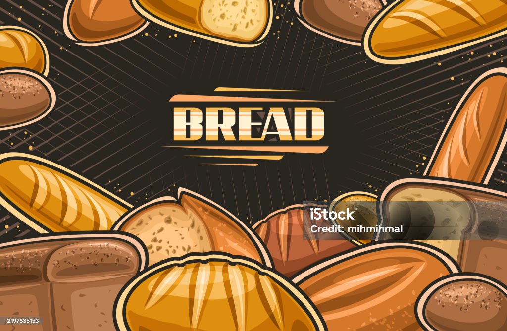 Sort Bread Disign Vector Bread Layout Stock Illustration - Download Image Now - Bread ...