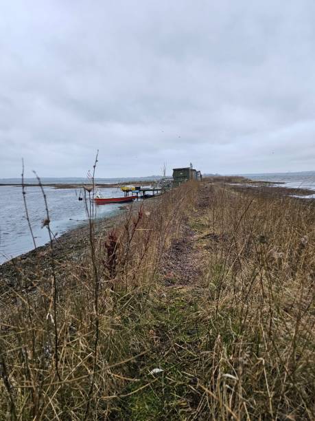 istock The beautiful little Danish coast harbour 2197538999