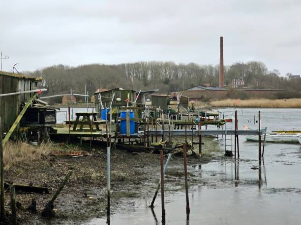 istock The beautiful little Danish coast harbour 2197539012