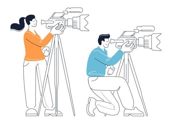 Filming Interview Png 60+ Filming Video Interview Stock Illustrations, Royalty-Free Vector ...