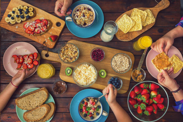 istock Family Having Healthy Breakfast 2197556042