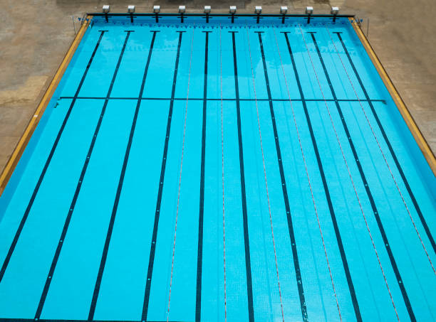 istock Aerial view  in swimming pool background 2197556306