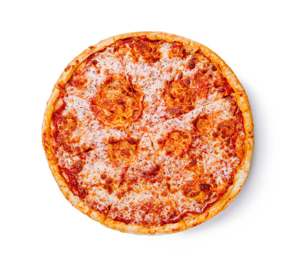 istock Cheese Pizza with Golden Crust and Melted Topping Made from Fresh Ingredients 2197564571