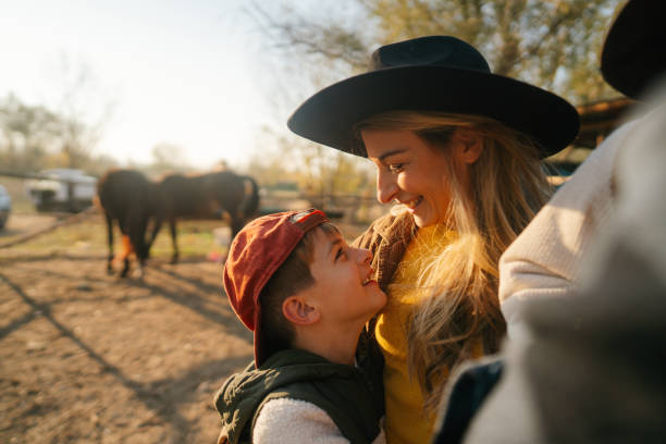 istock Mama's little cowboy 2197568282