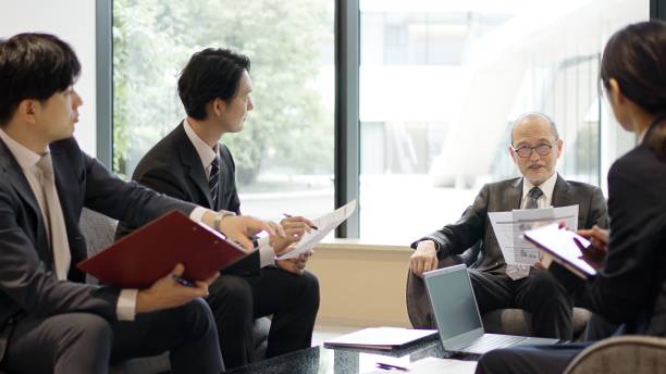 istock Asian business people having a meeting 2197572257