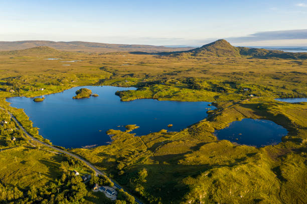 istock Aerial View over Connemara Lakes, Galway, Ireland 2197577050