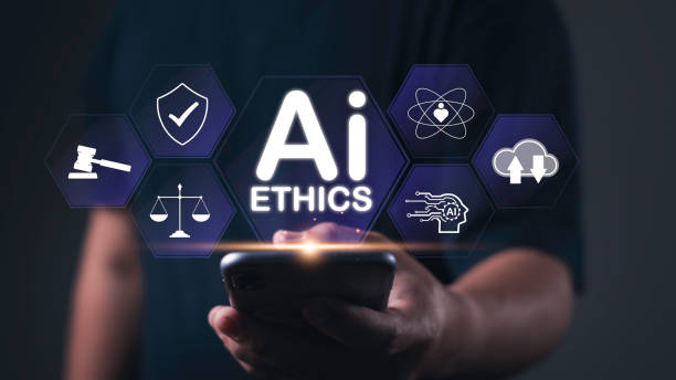 istock AI Ethics and Law ensuring Legal Compliance and Copyright Protection. Artificial intelligence policies, digital data security, and ethical practices guided by technology and legal expertise. 2197579128