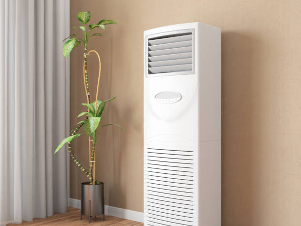 istock Vertical Air Conditioner in a Modern House 2197579417