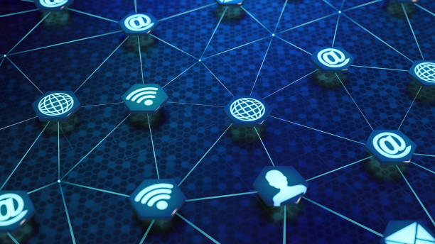 istock Hyper-connected Society by Connecting People Network and Mail Icons 2197584604