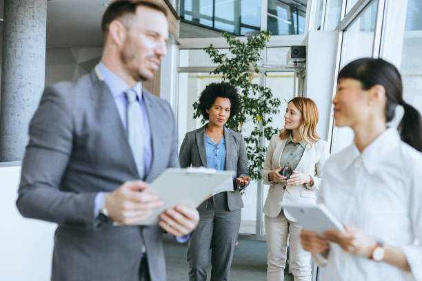 istock Focused business team having a discussion 2197595114