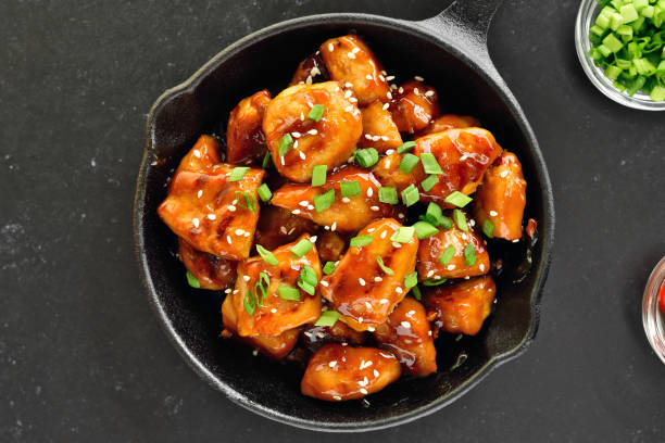 istock Easy teriyaki chicken in cast iron pan 2197595278
