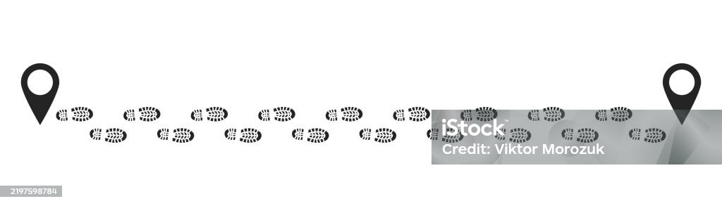 Step Footprints Paths Footstep Prints And Shoe Steps Shoe Tread ...