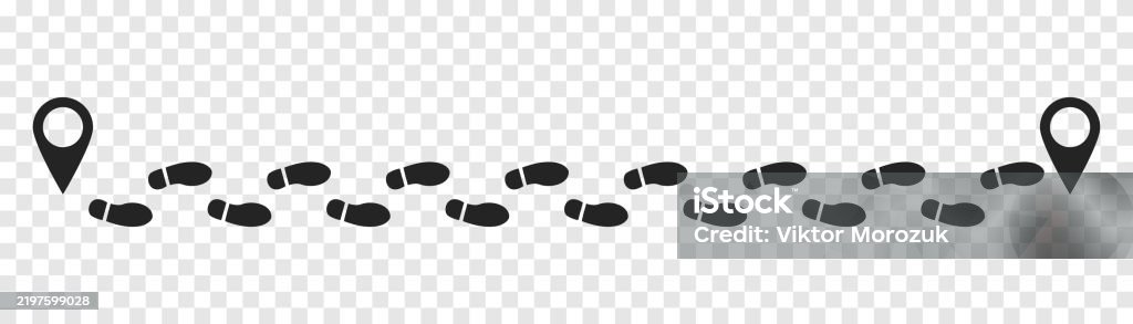 Step Footprints Paths Footstep Prints And Shoe Steps Shoe Tread ...