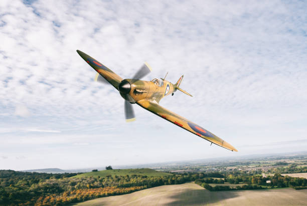istock Mk I Spitfire In Flight, Scale Model Photography 2197603131